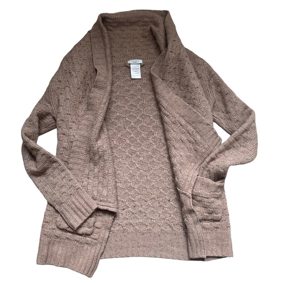 Talula Sweaters - Talula Cashmere/Wool Blend Open Knit Cardigan